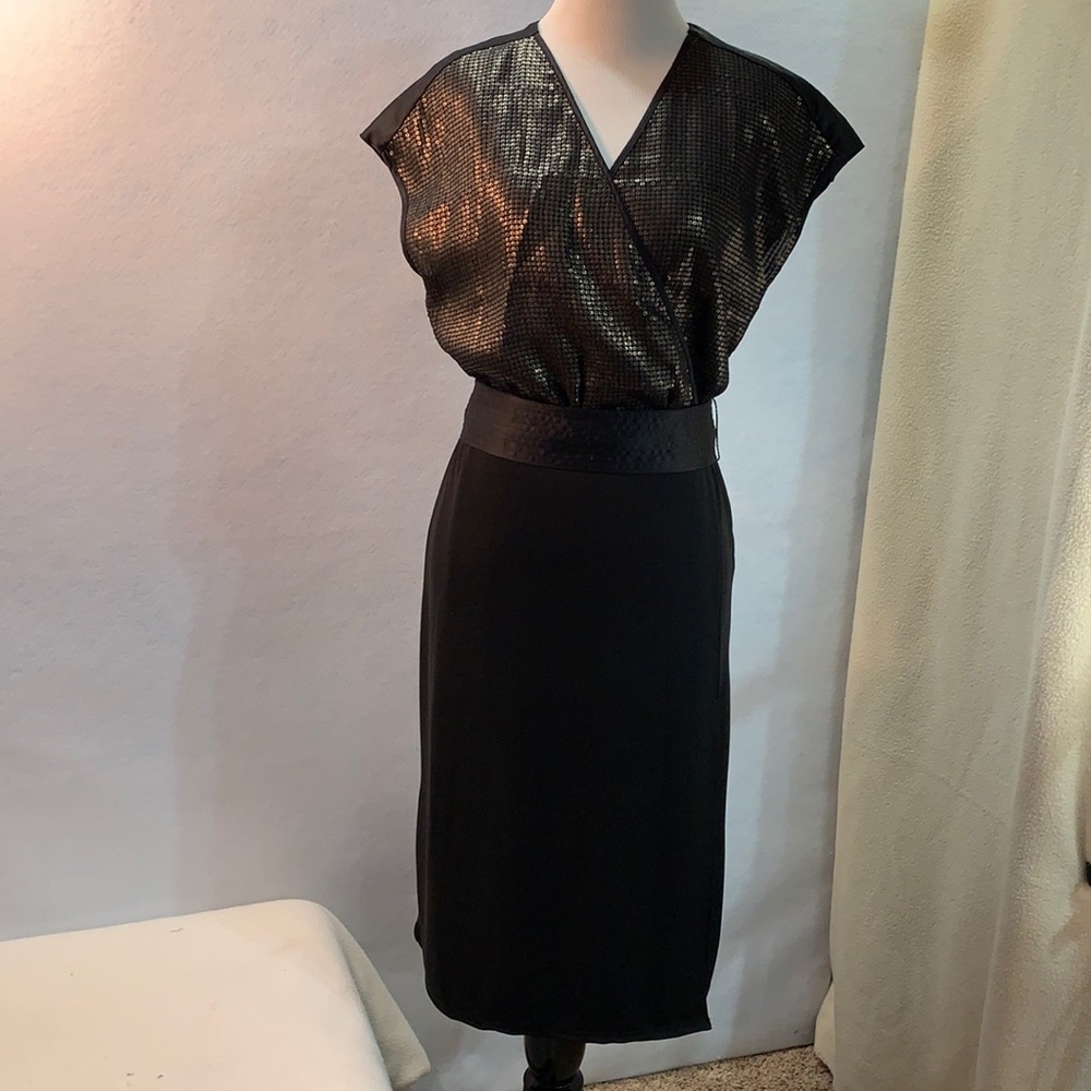 Sequin Top Little Black Dress - narciso rodriguez